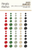 Simple Stories - Decorative Brads 27/Pkg - Simple Vintage Old Fashioned Christmas - 27631
