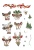 LDRS Creative - Patchwork Reindeer Games Postage Collage 4x6 Stamps - 3633