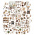 49 And Market  - Laser Cut Elements - Country Heart Cafe - JCH-36374