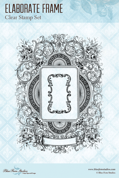 Blue Fern Studios - Clear Stamp - Elaborate Frame (810084)