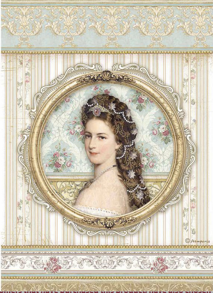 Stamperia - Decoupage Rice Paper A4 11.69x8.26 - Princess (DFSA4481)