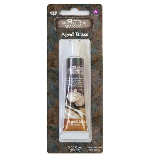 Prima Finnabair Art Alchemy - Metallique Wax Tube - Aged Brass (AAMW 63965)