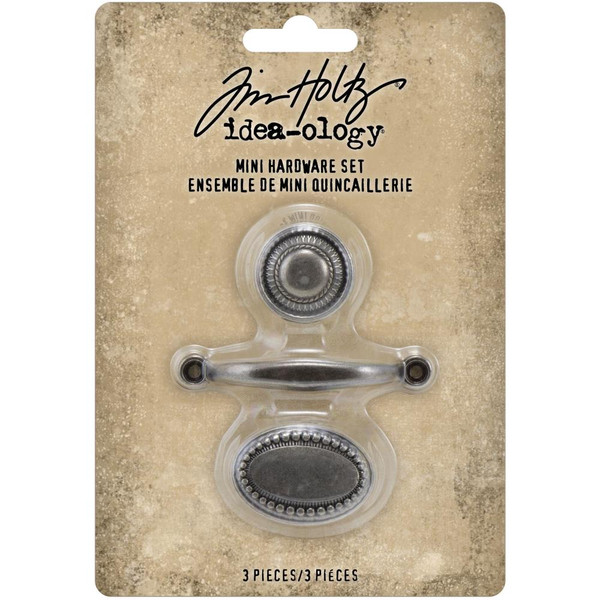 Tim Holtz - Idea-Ology 2021 - Mini Metal Hardware Pulls 3/Pkg (TH94123)