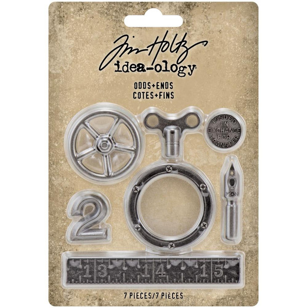 Tim Holtz - Idea-Ology 2021 - Metal Odds & Ends 7/Pkg (TH94143)