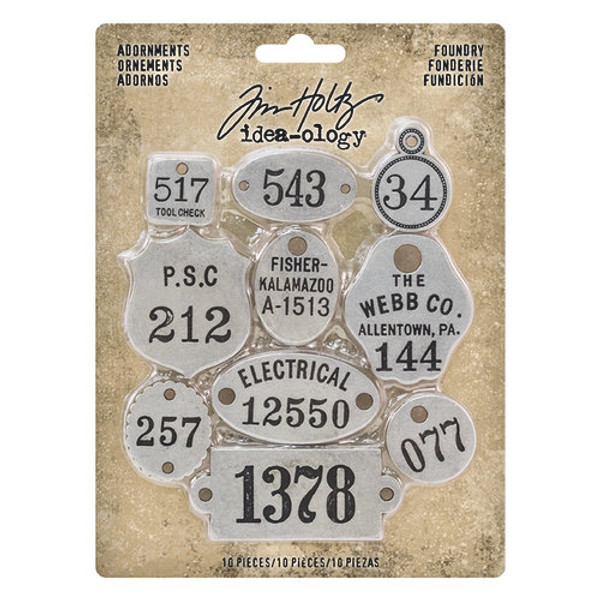 Tim Holtz - Idea-Ology Advantus - Adornments - Foundry (TH93690)