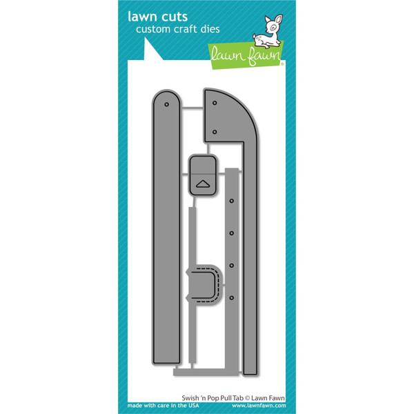 Lawn Fawn -Custom Craft Die - Swish'n Pop Pull-Tab (LF2518)