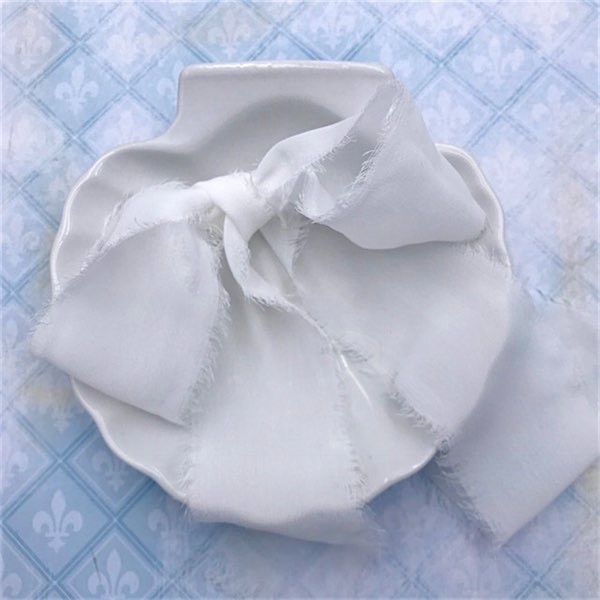 Blue Fern Studios - Fairy Whispers - Silk Ribbon - Cloud (456817)