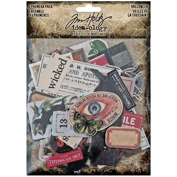 Tim Holtz Idea-Ology - Halloween 2021 - Ephemera Pack 93/Pkg (TH94151)