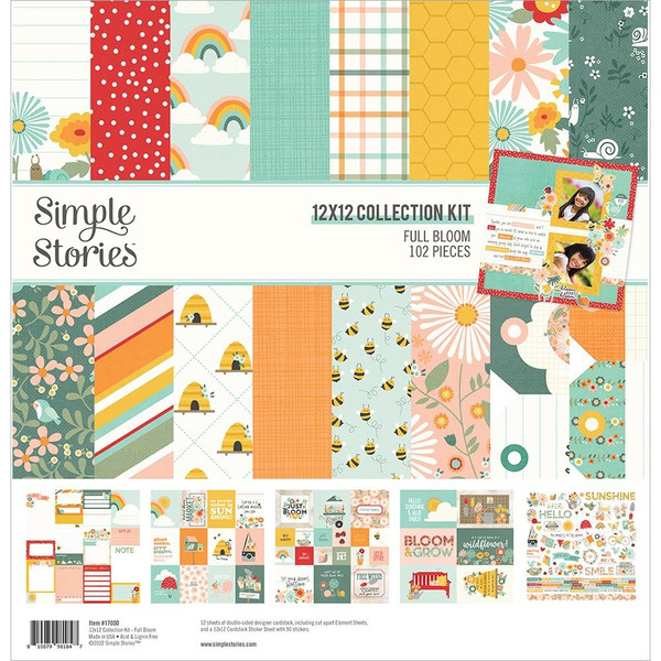 Simple Stories - Collection Kit 12 X 12 - Full Bloom (FUL17000)