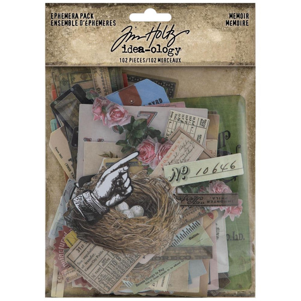 Tim Holtz - Idea-Ology - Ephemera Pack 102/Pkg - Memoir (TH94221)