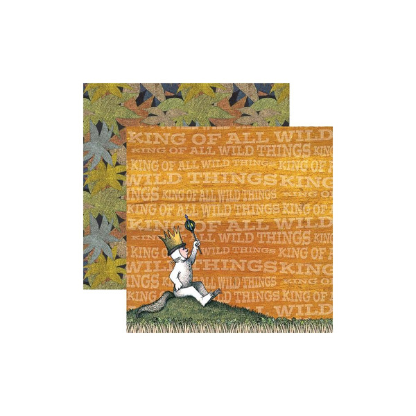 Paper House - Double-Sided Cardstock 12"X12" - Where The Wild Things Are - Max (12WILD 2077)