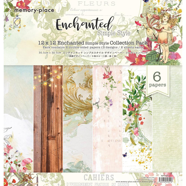 Memory Place - Double-Sided Paper Pack 12"x12" 6/Pkg - Simple Style Enchanted (MP-60821)