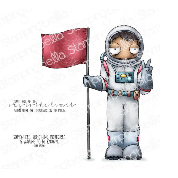 Stamping Bella - Cling Stamps - Oddball Astronaut (EB1112)