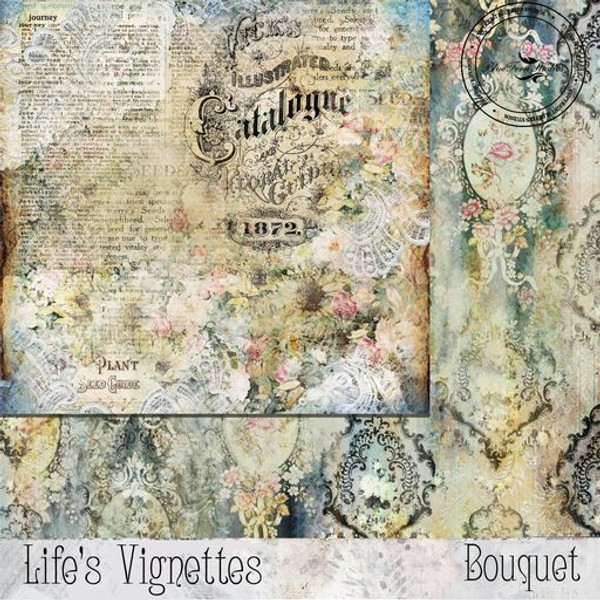 Blue Fern Studios - 12x12 Double-Sided Sheet Paper - Life's Vignettes - Catalogue (457005)