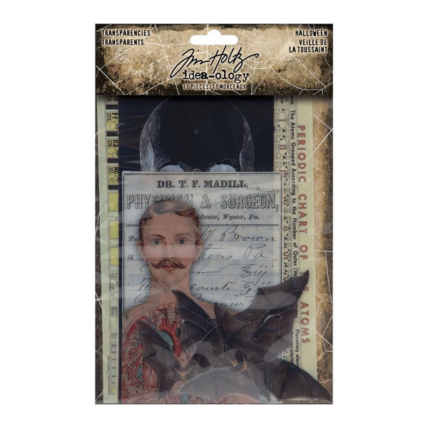 Tim Holtz Idea-Ology - Halloween 2022 - Transparencies 11/Pkg (TH94272)