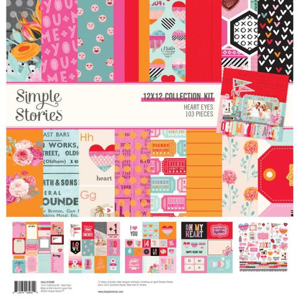 Simple Stories Collection Kit 12"X12" - Heart Eyes (EYE19400)