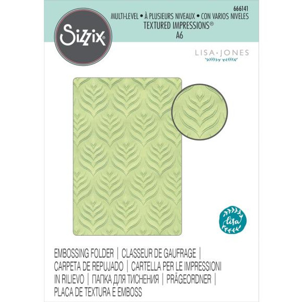 Sizzix Multi-Level Textured Impressions By Lisa Jones-Palm Repeat (666141)