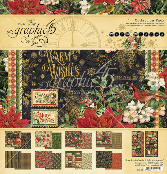 Graphic 45 - Collection Kit 12x12 - Warm Wishes (G4502489)