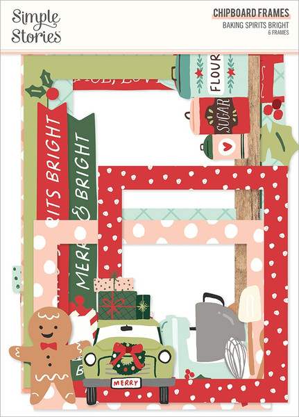 Simple Stories - Baking Spirits Bright Chipboard Frames (BAKI8322)