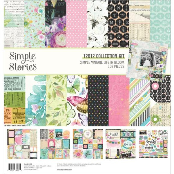 Simple Stories - Simple Vintage Life In Bloom - Collection Kit 12"X12" (SVL19700)
