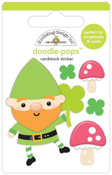 Doodlebug - Doodle-Pops 3D Stickers - Happy Go Lucky (DP7963)