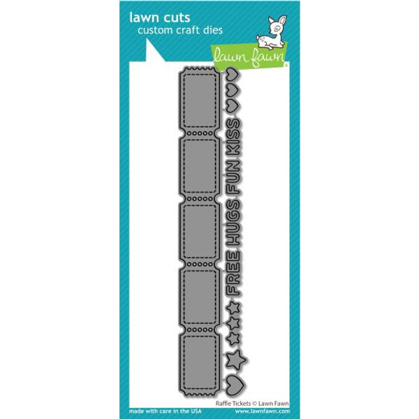 Lawn Fawn - Cuts Custom Craft Die - Raffle Tickets (LF3096)