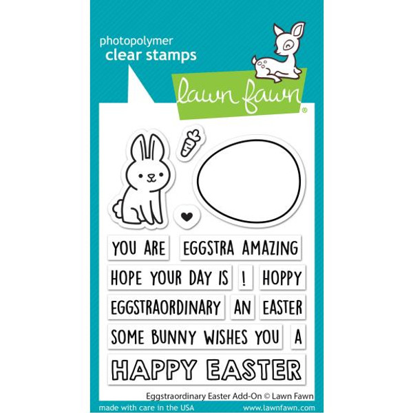 Lawn Fawn Clear Stamps 3"X4" - Eggstraordinary Easter Add-On (LF3079)