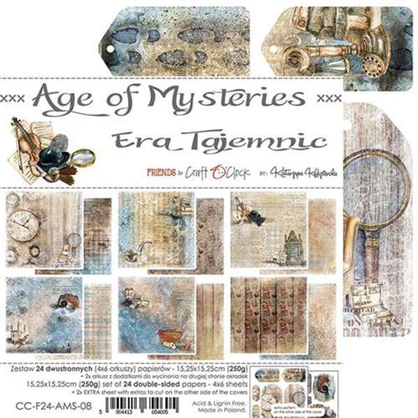 Craft O' Clock - Paper Collection Set 6x6 24/pkg - Age Of Mysteries (CC-F24-AMS-08)