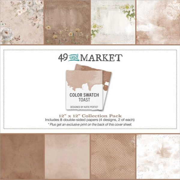 49 and Market - Collection Pack 12"X12" - Color Swatch: Toast (CST41107)