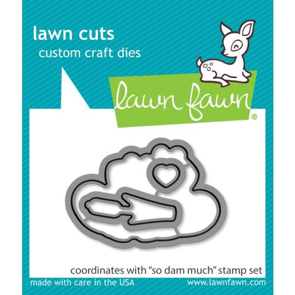 Lawn Fawn - Lawn Cuts Custom Craft Die - So Dam Much (LF3014)