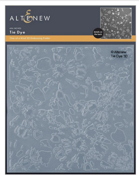 Altenew - 3D Embossing Folder & Stencil - TIe Dye (ALT6663)