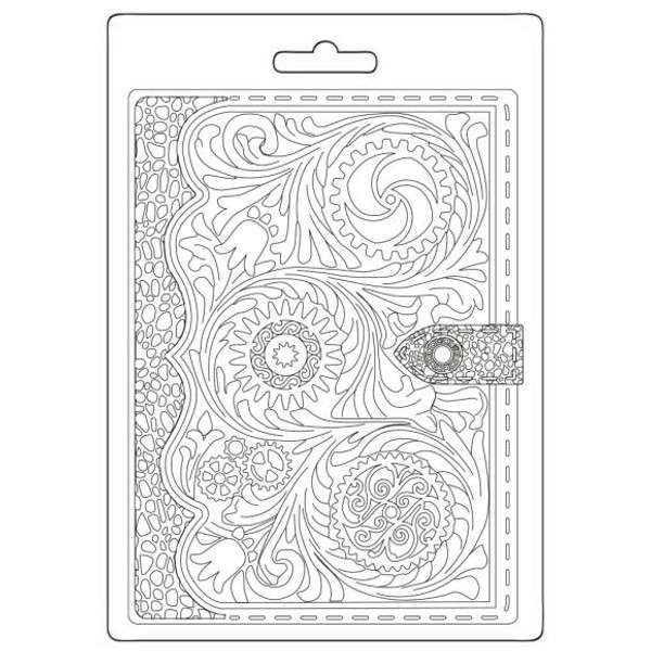 Stamperia Soft Maxi Mould A5 - Magic Forest Book Pattern (3PTA5645)
