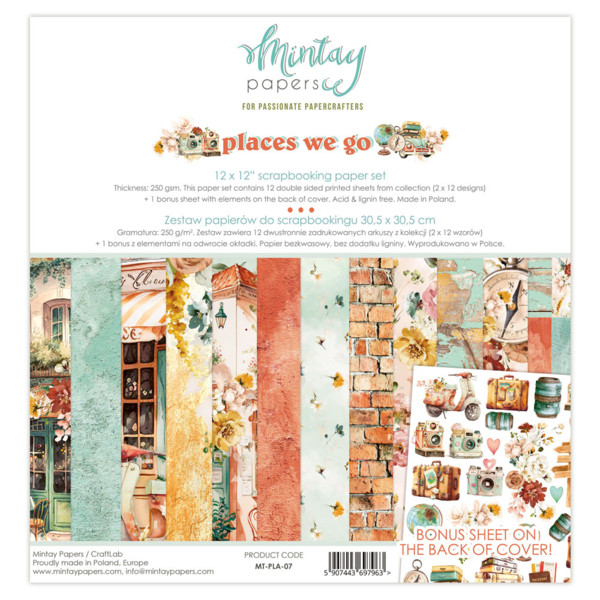 Mintay - Collection Pack 12x12 - Places We Go (MT-PLA-07)