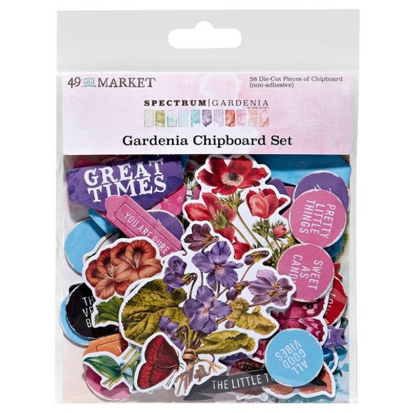 49 and Market - Spectrum Gardenia Chipboard Set (SG23787)