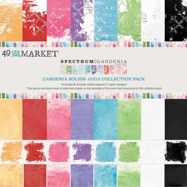 49 And Market Collection Pack 12"X12" - Spectrum Gardenia Solids (SG24012)