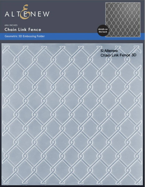 Altenew - 3D Embossing Folder - Chain Link Fence (ALT7718)