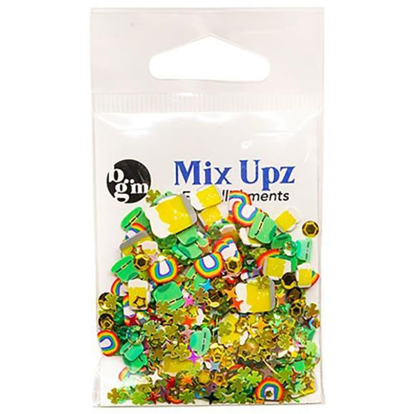 28 Lilac Lane / Buttons Galore Mix Upz Craft Embellishments 10g - Irish Magic (MIXUPZ 117)