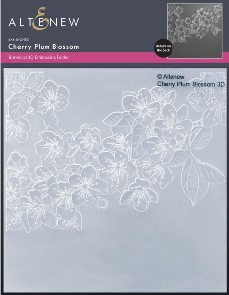 Altenew - 3D Embossing Folder - Cherry Plum Blossom (ALT7080)