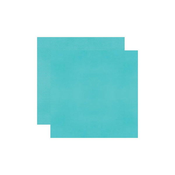 Simple Stories Color Vibe Double-Sided Cardstock 12"X12" - Teal (SSCV12 13421)