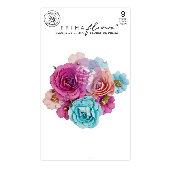 Prima Marketing - Flowers 9/Pkg - Postcards From Paradise - Tropical Paradise (PC664558)