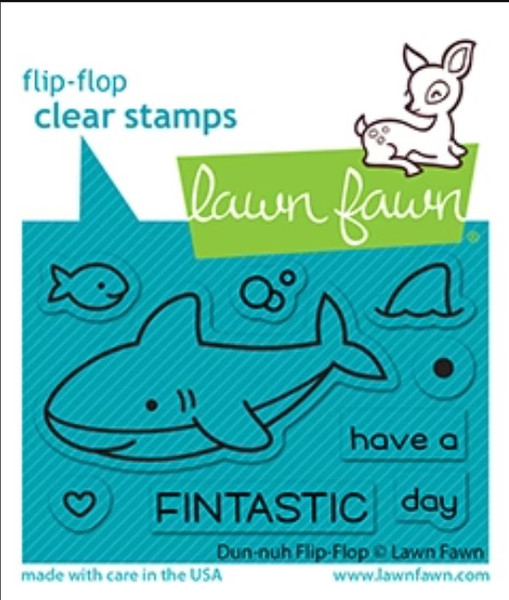 Lawn Fawn Clear Stamps - Duh-Nuh Flip-Flop (LF2597)