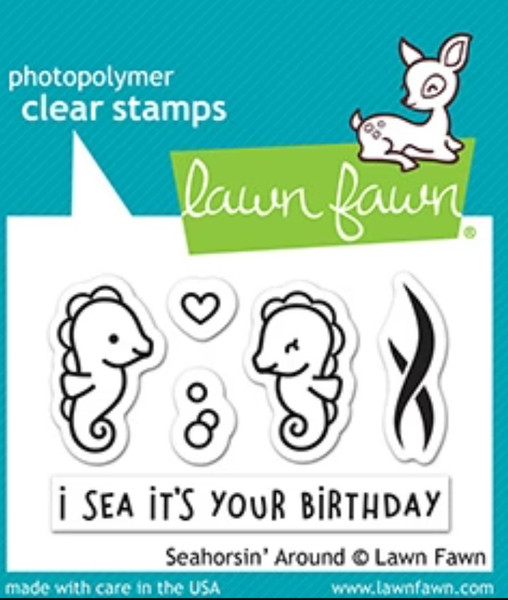 Lawn Fawn Clear Stamps - Seahorsin' Around (LF1967)