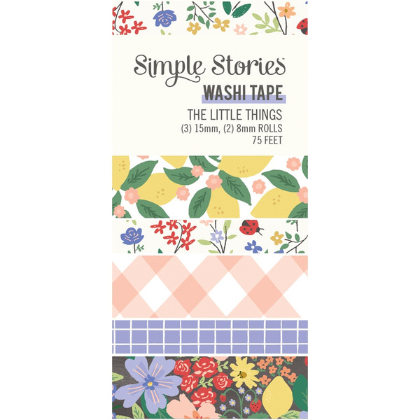 Simple Stories - Washi Tape 5/Pkg - The Little Things (TLT20226)