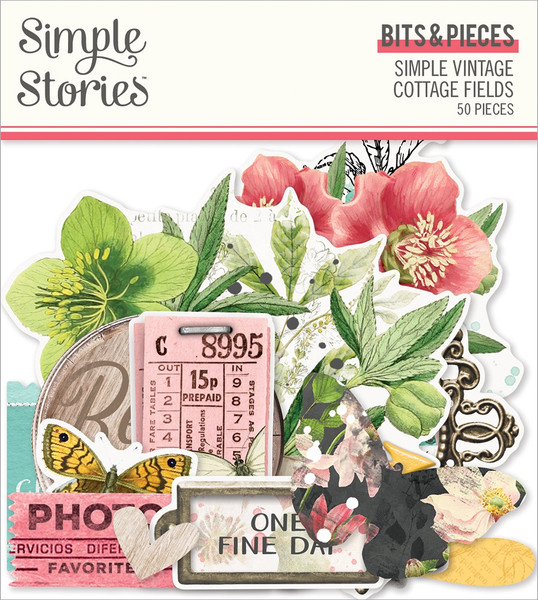 Simple Stories - Cottage Fields - Bits & Pieces Die-Cuts 50/Pkg (CF14721)