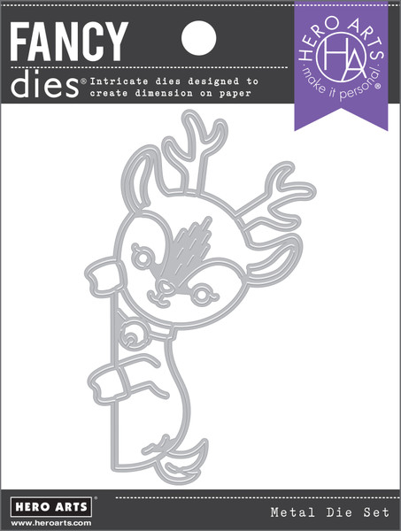 Hero Arts - Peeking Reindeer Fancy Die (B) (DF144)