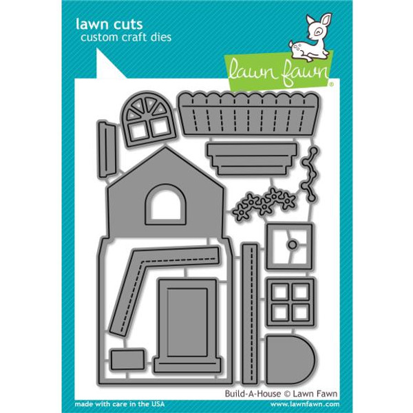 Lawn Fawn - Fawn Cuts Custom Craft Die - Build A House (LF2046)