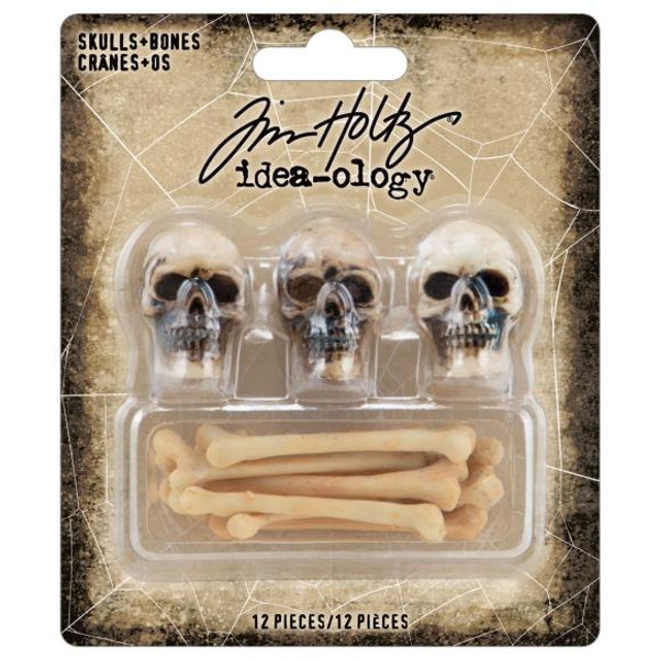 Tim Holtz Idea-Ology - Halloween 2023 - Skulls + Bones (TH94339)