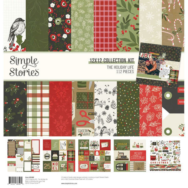 Simple Stories - Collection Kit 12"X12" - The Holiday Life (THL20500