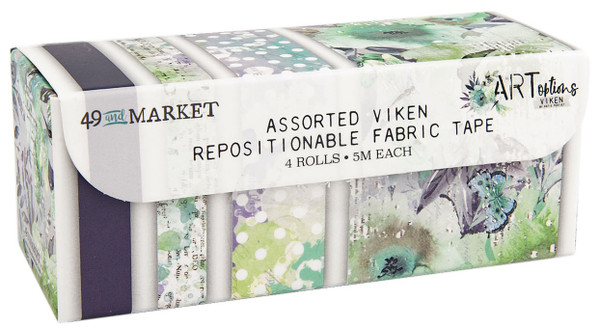 49 and Market - Fabric Tape Assortment 4/Pkg - Viken (AOV36905)