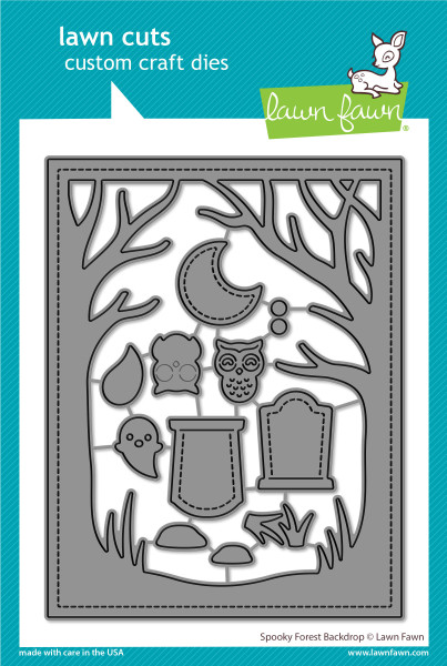 Lawn Fawn - Cuts Custom Craft Die - Spooky Forest Backdrop (LF3261)